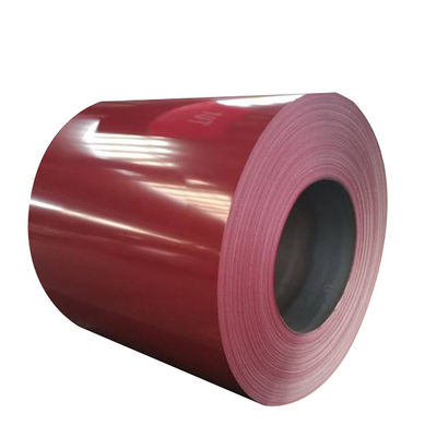 Color Coated PPGI Steel Coil Galvanized 0.55mm Thickness With AISI Standard