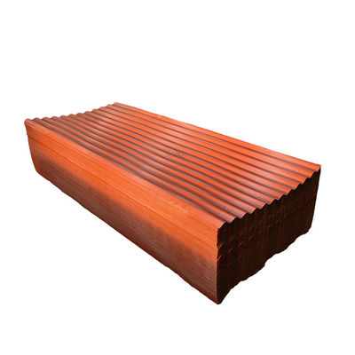 Red GI Roofing Sheet PPGI Roof Sheet Hot Dipped Z30 Galvanized Metal Roofing Ral Color