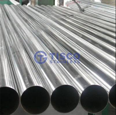 Seamless Stainless Steel Pipe Tube Custom Length High Temperature Resistance ERW Welding Line Pressure Rated