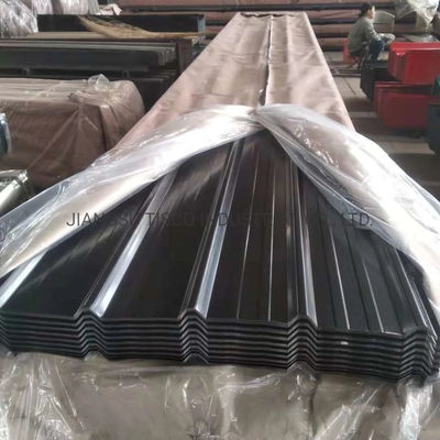 Ral Color GI Roofing Sheet PPGI Roof Sheet G350 12 Foot Corrugated Metal Wave Type